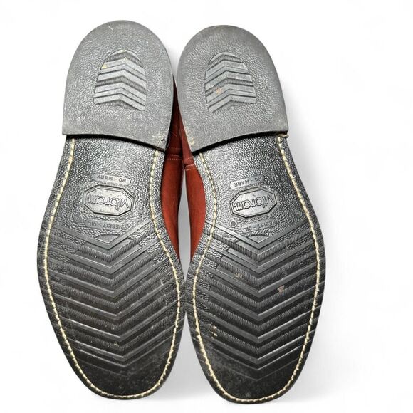 Mason Western Men's Brown Leather Western Work Boots w/ Vibram Soles Sz 9.5EE - Picture 4 of 8